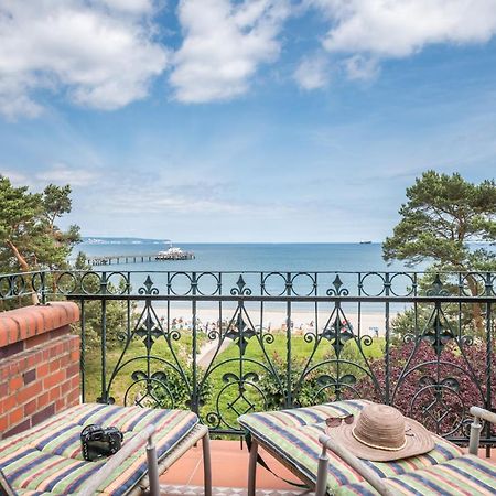 Fewo Direkt Am Strand Mit Meerblick Und Balkon,Villa Glueckspilz, Binz Zewnętrze zdjęcie