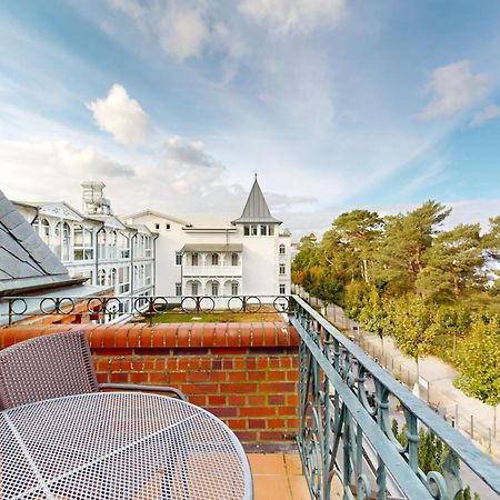 Fewo Direkt Am Strand Mit Meerblick Und Balkon,Villa Glueckspilz, Binz Zewnętrze zdjęcie