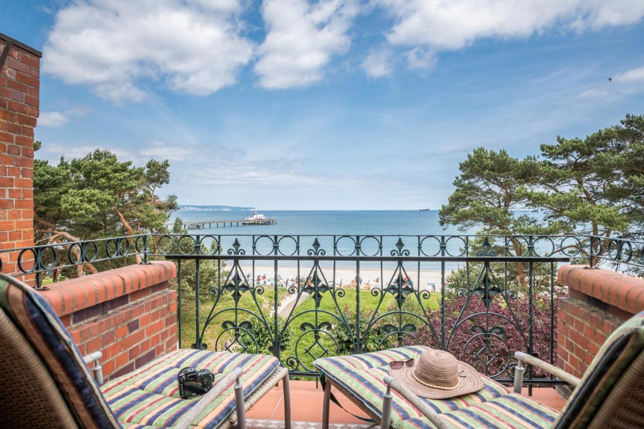 Fewo Direkt Am Strand Mit Meerblick Und Balkon,Villa Glueckspilz, Binz Zewnętrze zdjęcie