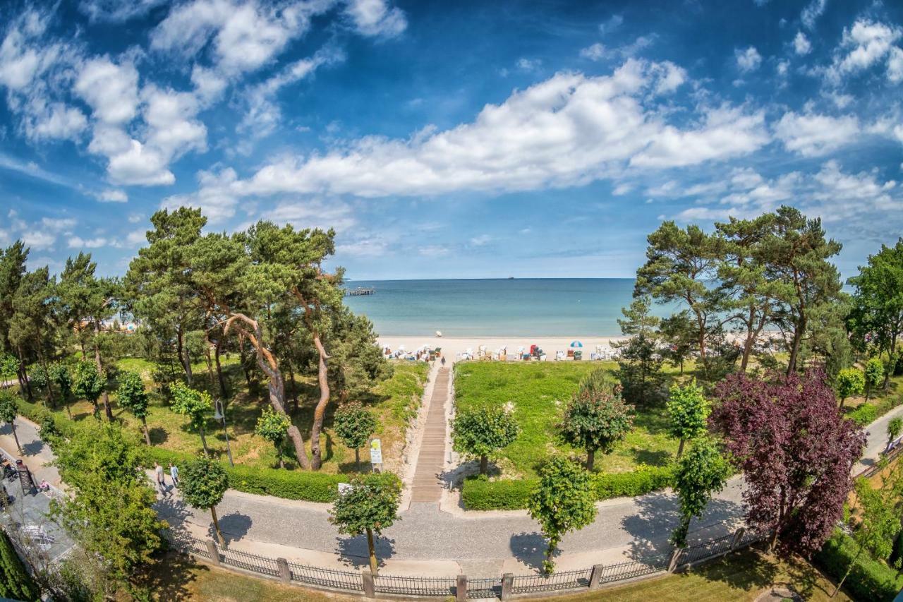 Fewo Direkt Am Strand Mit Meerblick Und Balkon,Villa Glueckspilz, Binz Zewnętrze zdjęcie