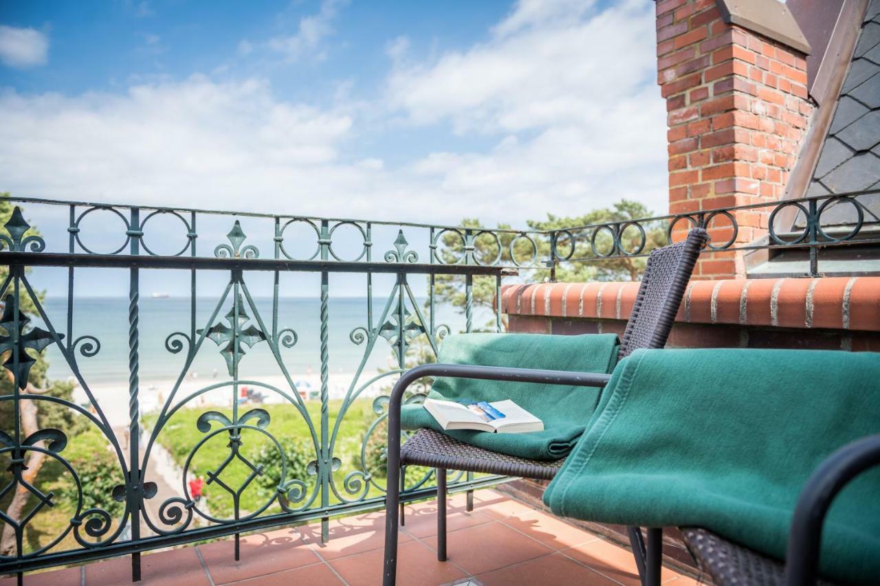Fewo Direkt Am Strand Mit Meerblick Und Balkon,Villa Glueckspilz, Binz Zewnętrze zdjęcie